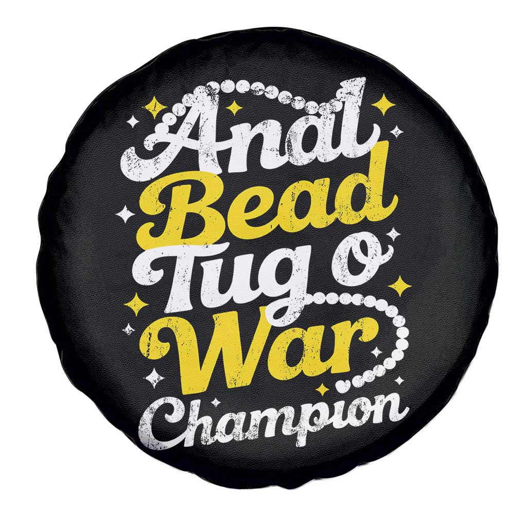 Funny Anal Bead Tug O War Spare Tire Cover Inappropriate Adult Humor Weird Cringe - Wonder Print Shop