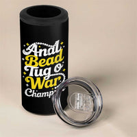 Funny Anal Bead Tug O War 4 in 1 Can Cooler Tumbler Inappropriate Adult Humor Weird Cringe - Wonder Print Shop