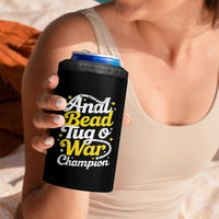 Funny Anal Bead Tug O War 4 in 1 Can Cooler Tumbler Inappropriate Adult Humor Weird Cringe - Wonder Print Shop