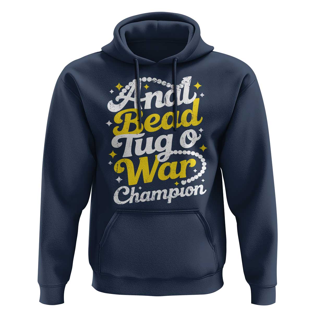 Funny Anal Bead Tug O War Hoodie Inappropriate Adult Humor Weird Cringe - Wonder Print Shop