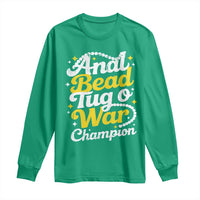 Funny Anal Bead Tug O War Long Sleeve Shirt Inappropriate Adult Humor Weird Cringe - Wonder Print Shop