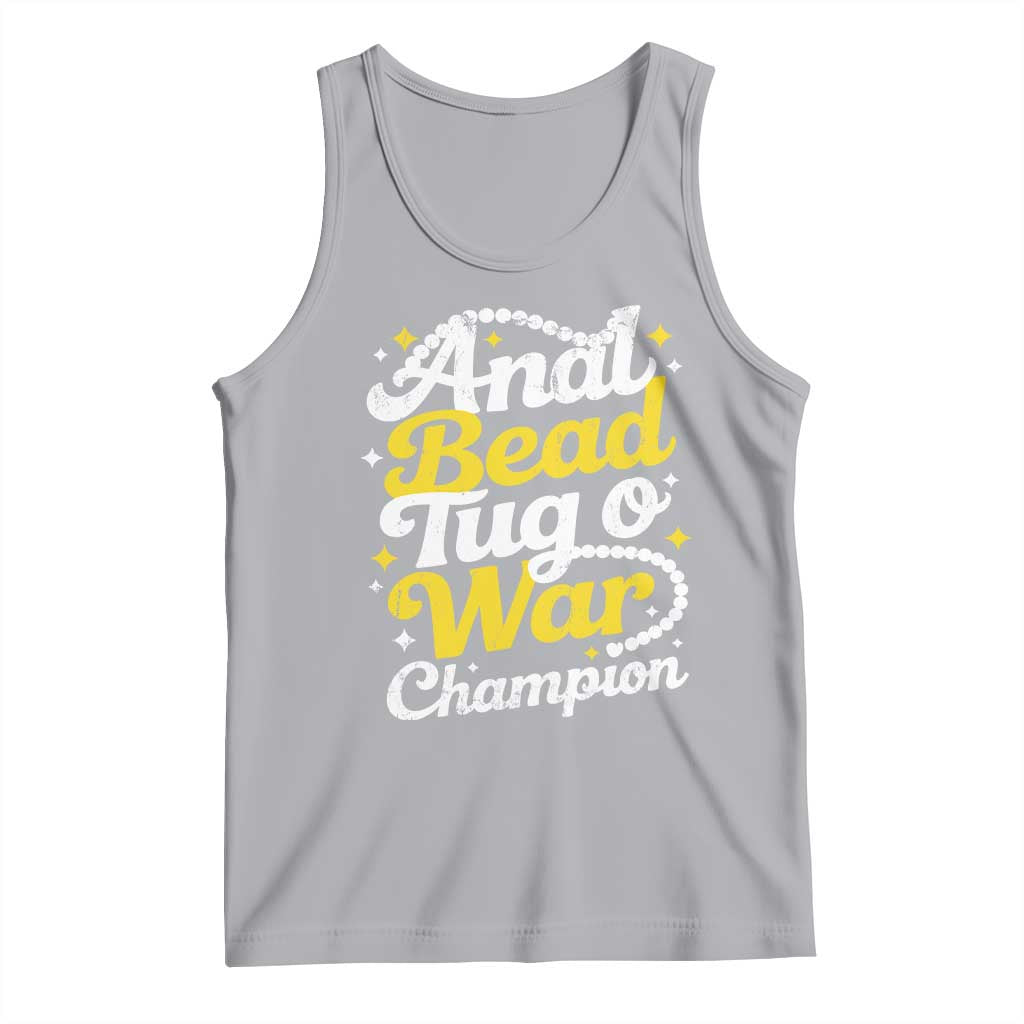 Funny Anal Bead Tug O War Tank Top Inappropriate Adult Humor Weird Cringe - Wonder Print Shop