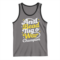 Funny Anal Bead Tug O War Tank Top Inappropriate Adult Humor Weird Cringe - Wonder Print Shop