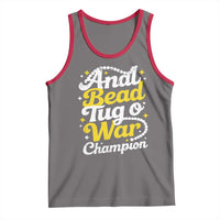 Funny Anal Bead Tug O War Tank Top Inappropriate Adult Humor Weird Cringe - Wonder Print Shop