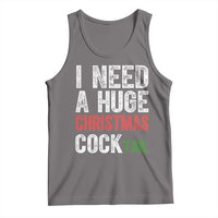 I Need A Huge Christmas Cocktail Tank Top Funny Adult Humor Xmas Party Drinking - Wonder Print Shop