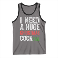 I Need A Huge Christmas Cocktail Tank Top Funny Adult Humor Xmas Party Drinking - Wonder Print Shop