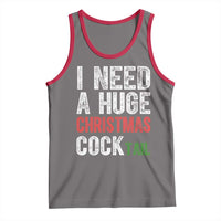 I Need A Huge Christmas Cocktail Tank Top Funny Adult Humor Xmas Party Drinking - Wonder Print Shop