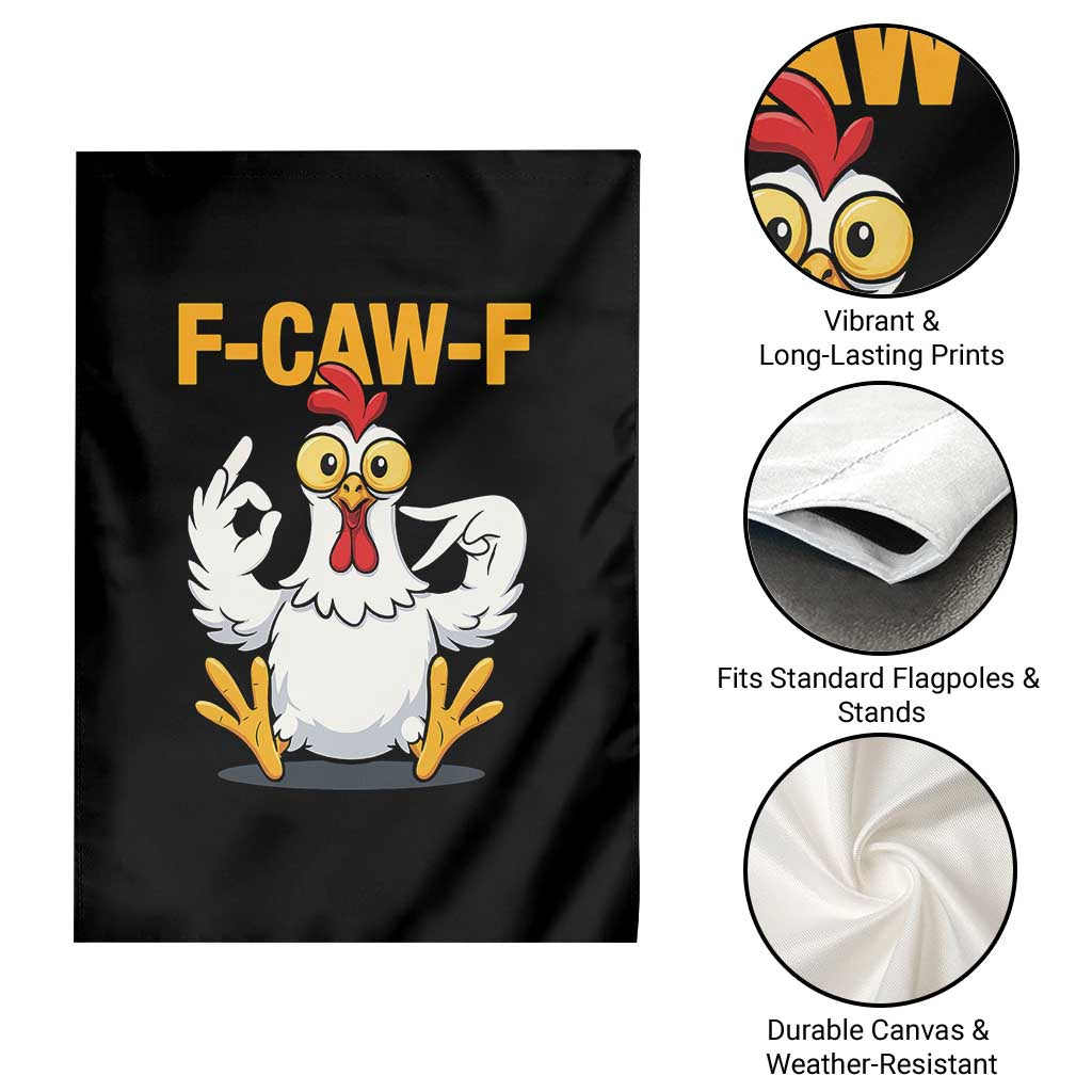 Funny F Caw F 67 Meme Garden Flag Cartoon Chicken Poultry Humor - Wonder Print Shop