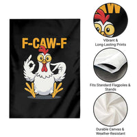 Funny F Caw F 67 Meme Garden Flag Cartoon Chicken Poultry Humor - Wonder Print Shop