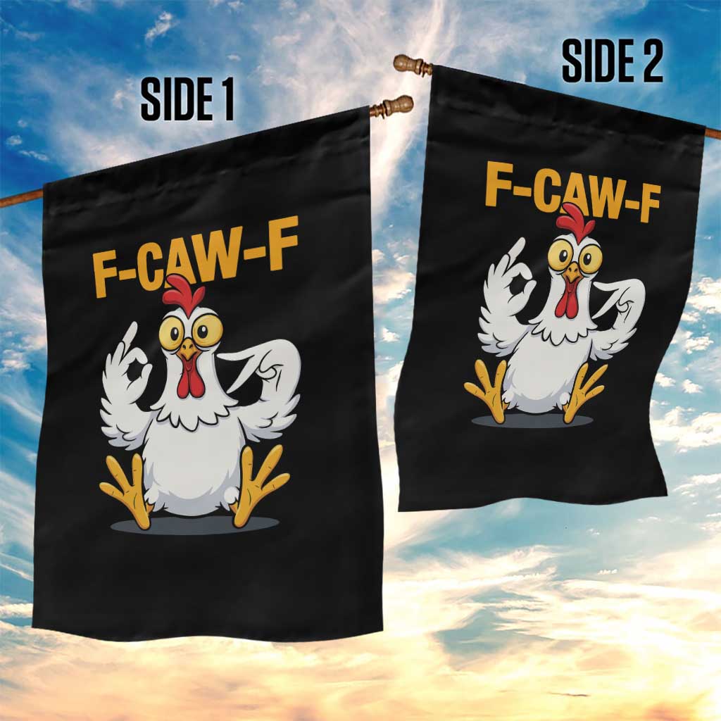 Funny F Caw F 67 Meme Garden Flag Cartoon Chicken Poultry Humor - Wonder Print Shop