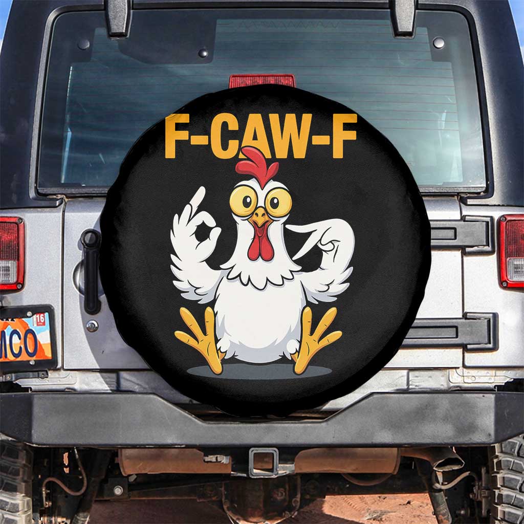 Funny F Caw F 67 Meme Spare Tire Cover Cartoon Chicken Poultry Humor - Wonder Print Shop