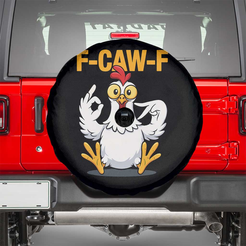 Funny F Caw F 67 Meme Spare Tire Cover Cartoon Chicken Poultry Humor - Wonder Print Shop