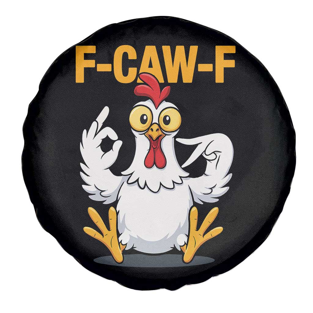Funny F Caw F 67 Meme Spare Tire Cover Cartoon Chicken Poultry Humor - Wonder Print Shop