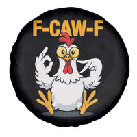 Funny F Caw F 67 Meme Spare Tire Cover Cartoon Chicken Poultry Humor - Wonder Print Shop