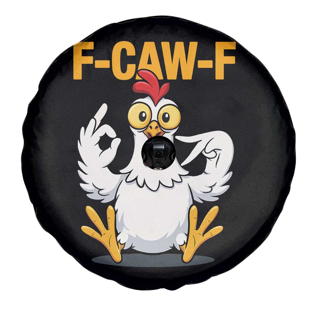 Funny F Caw F 67 Meme Spare Tire Cover Cartoon Chicken Poultry Humor - Wonder Print Shop