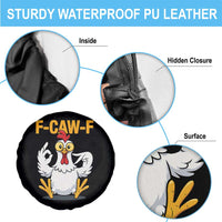 Funny F Caw F 67 Meme Spare Tire Cover Cartoon Chicken Poultry Humor - Wonder Print Shop