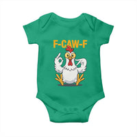 Funny F Caw F 67 Meme Baby Onesie Cartoon Chicken Poultry Humor - Wonder Print Shop