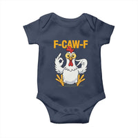 Funny F Caw F 67 Meme Baby Onesie Cartoon Chicken Poultry Humor - Wonder Print Shop