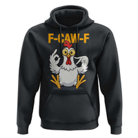 Funny F Caw F 67 Meme Hoodie Cartoon Chicken Poultry Humor - Wonder Print Shop