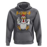 Funny F Caw F 67 Meme Hoodie Cartoon Chicken Poultry Humor - Wonder Print Shop