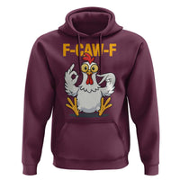 Funny F Caw F 67 Meme Hoodie Cartoon Chicken Poultry Humor - Wonder Print Shop