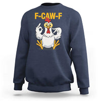 Funny F Caw F 67 Meme Sweatshirt Cartoon Chicken Poultry Humor - Wonder Print Shop