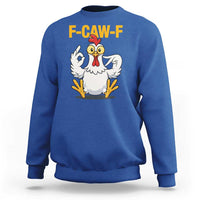 Funny F Caw F 67 Meme Sweatshirt Cartoon Chicken Poultry Humor - Wonder Print Shop