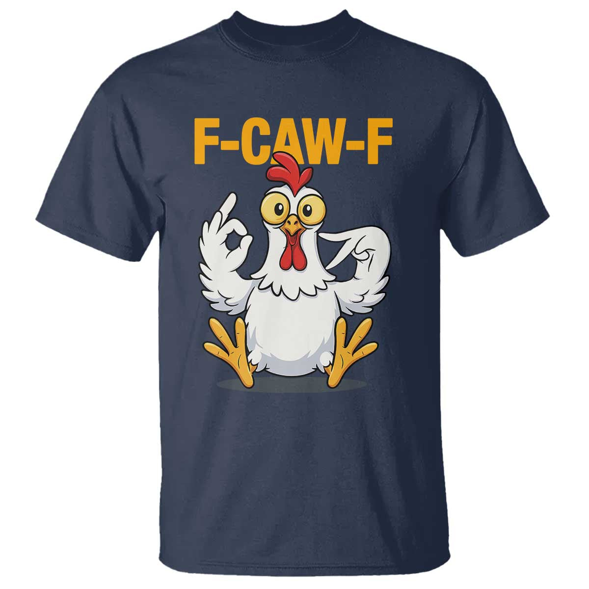 Funny F Caw F 67 Meme T Shirt Cartoon Chicken Poultry Humor - Wonder Print Shop