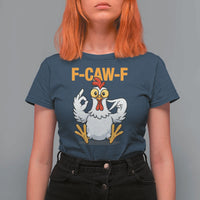 Funny F Caw F 67 Meme T Shirt For Women Cartoon Chicken Poultry Humor - Wonder Print Shop