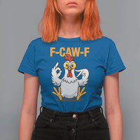 Funny F Caw F 67 Meme T Shirt For Women Cartoon Chicken Poultry Humor - Wonder Print Shop