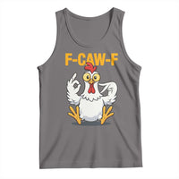 Funny F Caw F 67 Meme Tank Top Cartoon Chicken Poultry Humor - Wonder Print Shop
