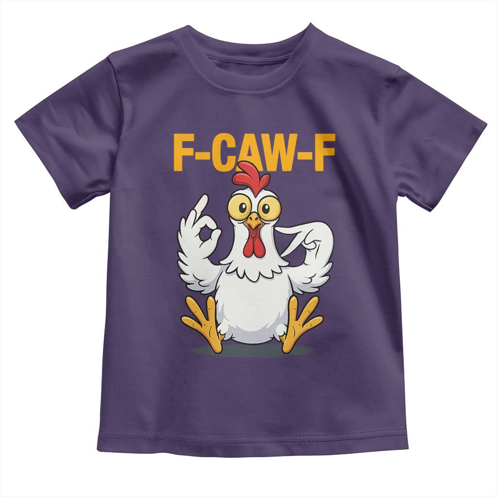 Funny F Caw F 67 Meme Toddler T Shirt Cartoon Chicken Poultry Humor - Wonder Print Shop