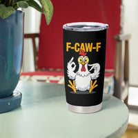 Funny F Caw F 67 Meme Tumbler Cup Cartoon Chicken Poultry Humor - Wonder Print Shop