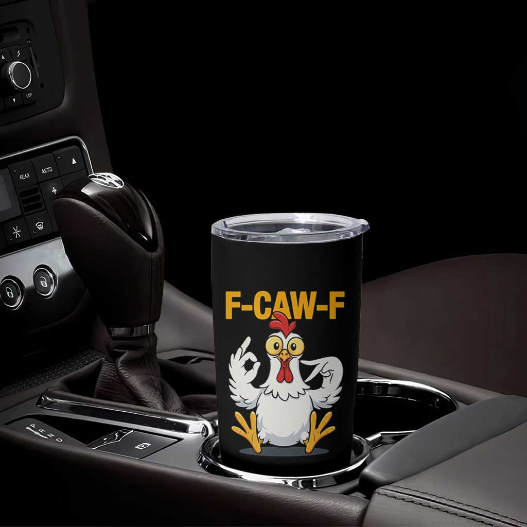 Funny F Caw F 67 Meme Tumbler Cup Cartoon Chicken Poultry Humor - Wonder Print Shop