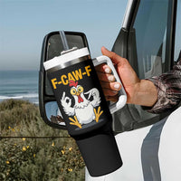 Funny F Caw F 67 Meme Tumbler With Handle Cartoon Chicken Poultry Humor - Wonder Print Shop