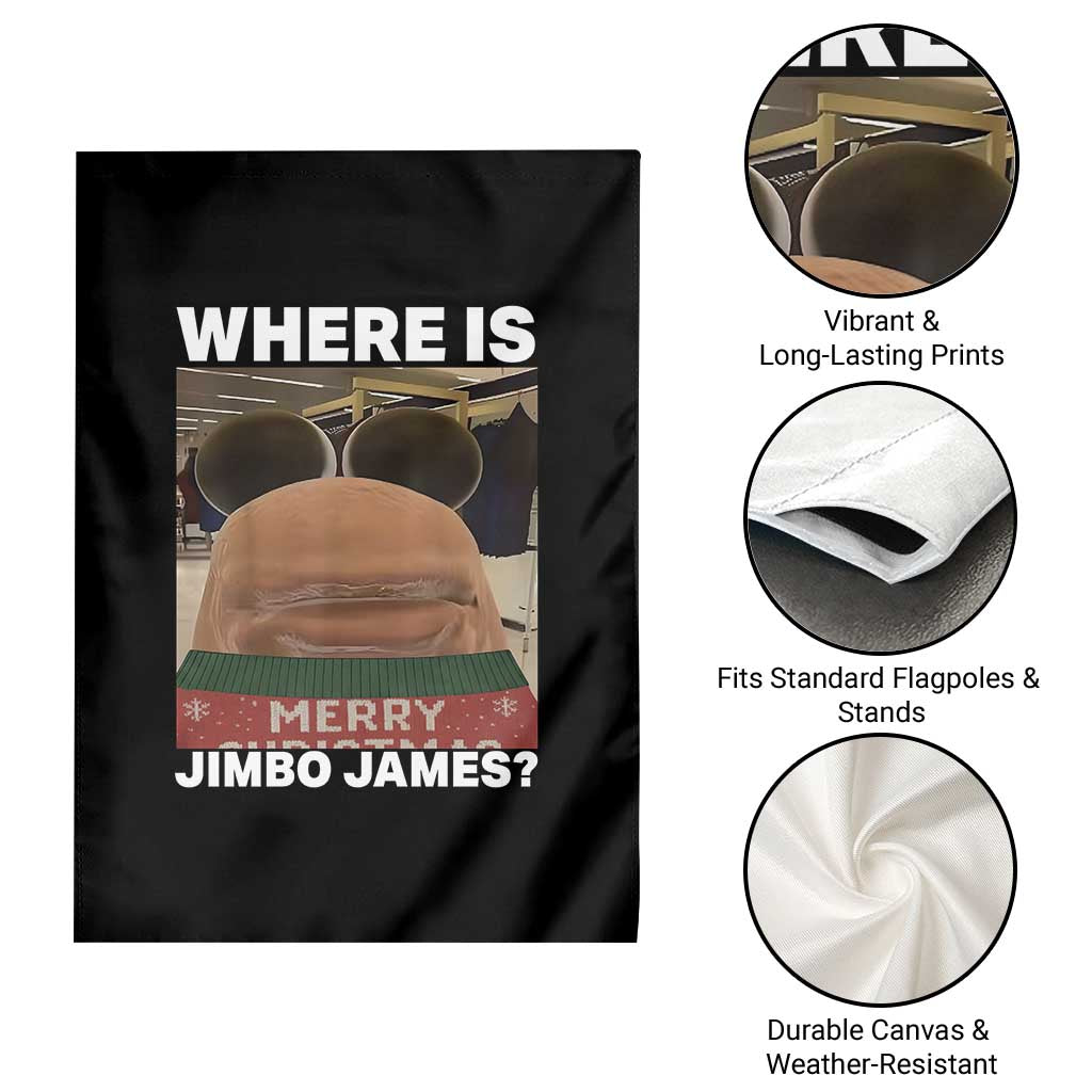 Funny Marcus The Worm Christmas Garden Flag Where Is Jimbo James Xmas Ugly Sweater - Wonder Print Shop