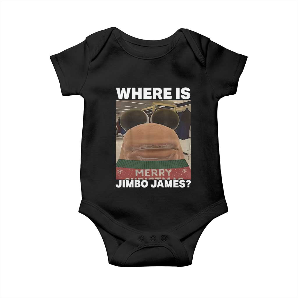 Funny Marcus The Worm Christmas Baby Onesie Where Is Jimbo James Xmas Ugly Sweater - Wonder Print Shop