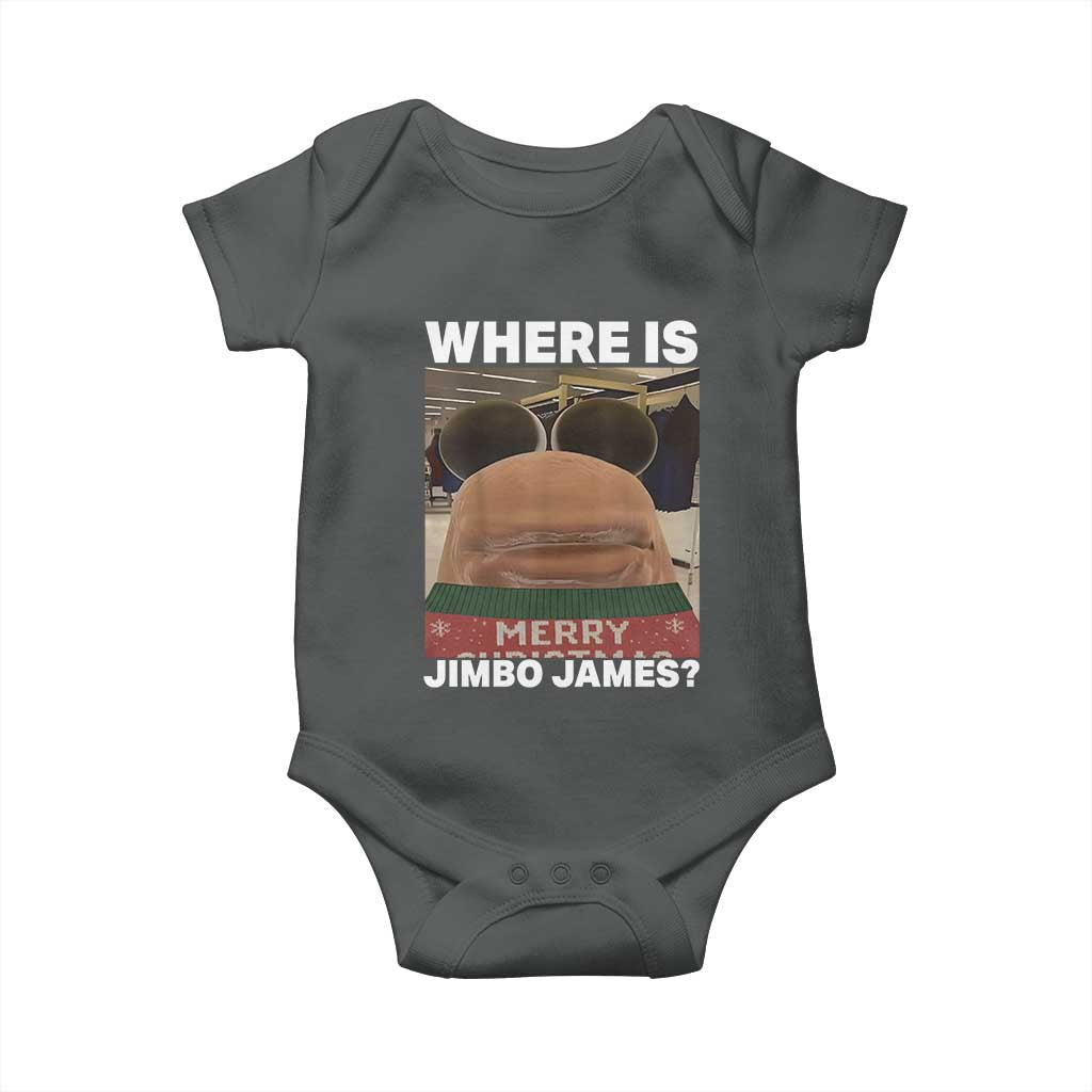 Funny Marcus The Worm Christmas Baby Onesie Where Is Jimbo James Xmas Ugly Sweater - Wonder Print Shop