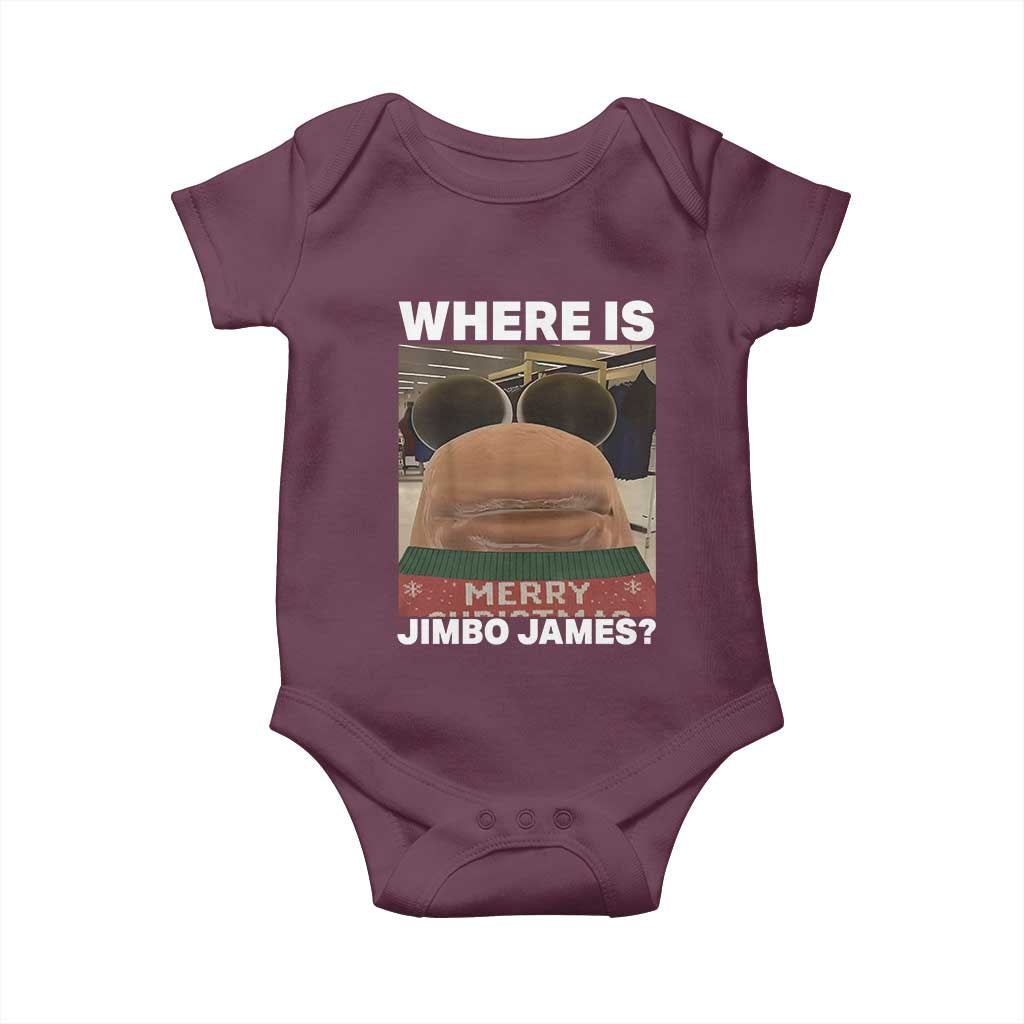 Funny Marcus The Worm Christmas Baby Onesie Where Is Jimbo James Xmas Ugly Sweater - Wonder Print Shop