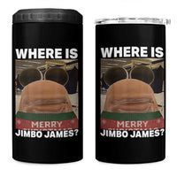 Funny Marcus The Worm Christmas 4 in 1 Can Cooler Tumbler Where Is Jimbo James Xmas Ugly Sweater - Wonder Print Shop