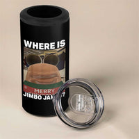 Funny Marcus The Worm Christmas 4 in 1 Can Cooler Tumbler Where Is Jimbo James Xmas Ugly Sweater - Wonder Print Shop
