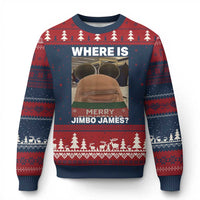 Funny Marcus The Worm Xmas Ugly Christmas Sweater Where Is Jimbo James Xmas Ugly Sweater - Wonder Print Shop