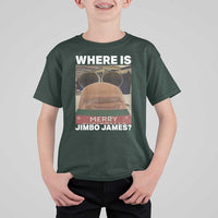 Funny Marcus The Worm Christmas T Shirt For Kid Where Is Jimbo James Xmas Ugly Sweater - Wonder Print Shop