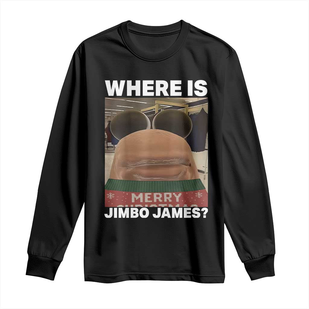 Funny Marcus The Worm Christmas Long Sleeve Shirt Where Is Jimbo James Xmas Ugly Sweater - Wonder Print Shop