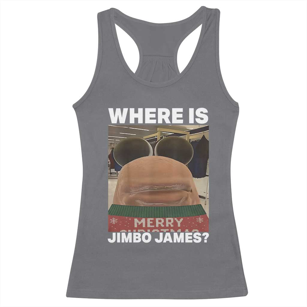 Funny Marcus The Worm Christmas Racerback Tank Top Where Is Jimbo James Xmas Ugly Sweater - Wonder Print Shop