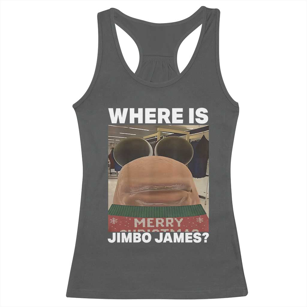 Funny Marcus The Worm Christmas Racerback Tank Top Where Is Jimbo James Xmas Ugly Sweater - Wonder Print Shop