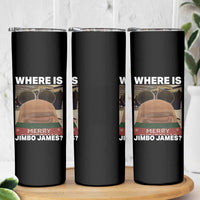 Funny Marcus The Worm Christmas Skinny Tumbler Where Is Jimbo James Xmas Ugly Sweater - Wonder Print Shop