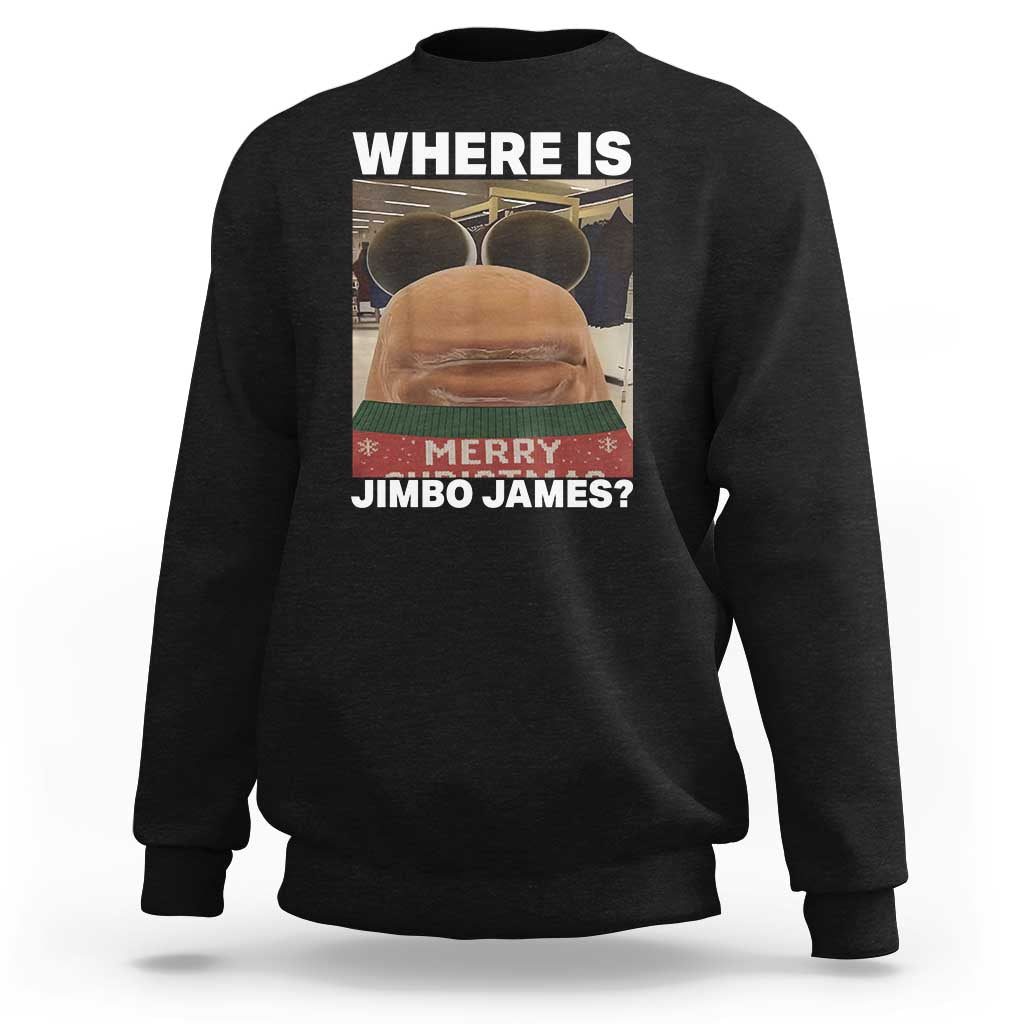 Funny Marcus The Worm Christmas Sweatshirt Where Is Jimbo James Xmas Ugly Sweater - Wonder Print Shop