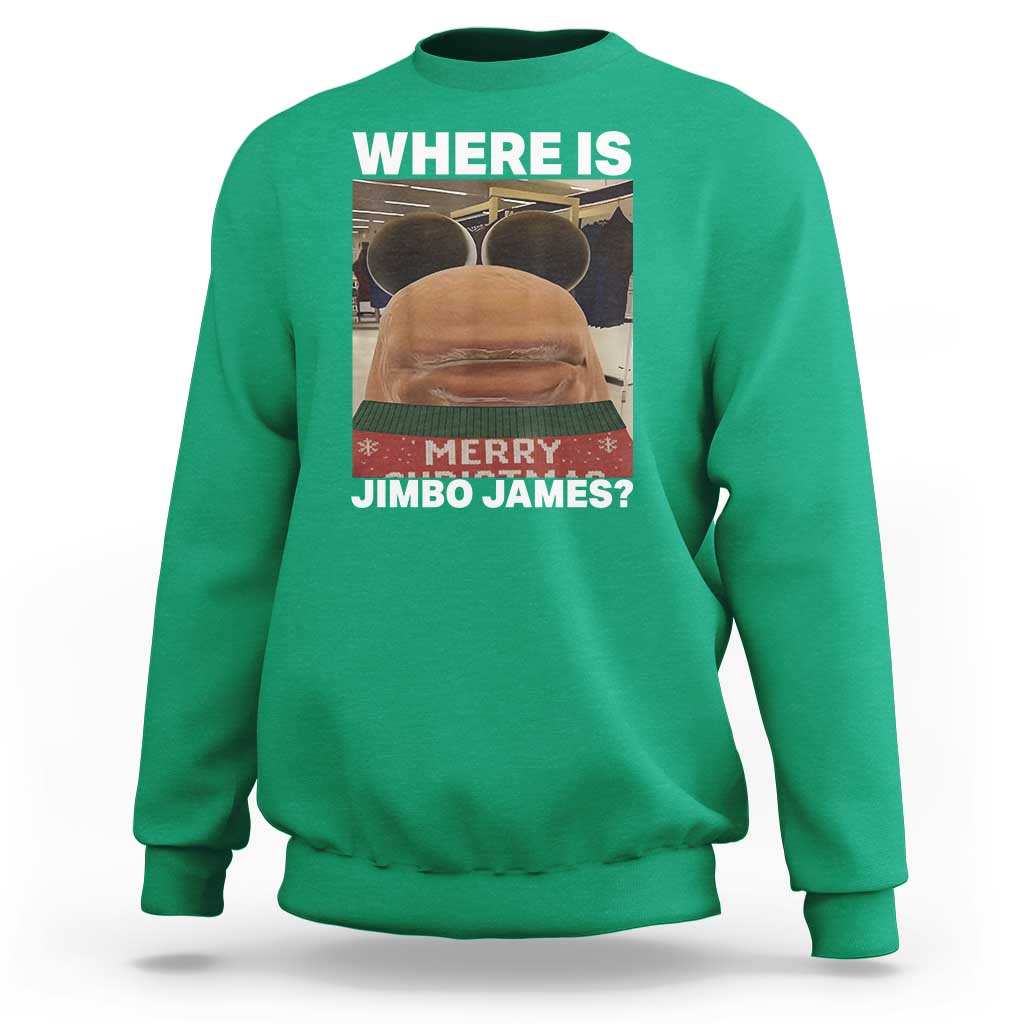 Funny Marcus The Worm Christmas Sweatshirt Where Is Jimbo James Xmas Ugly Sweater - Wonder Print Shop