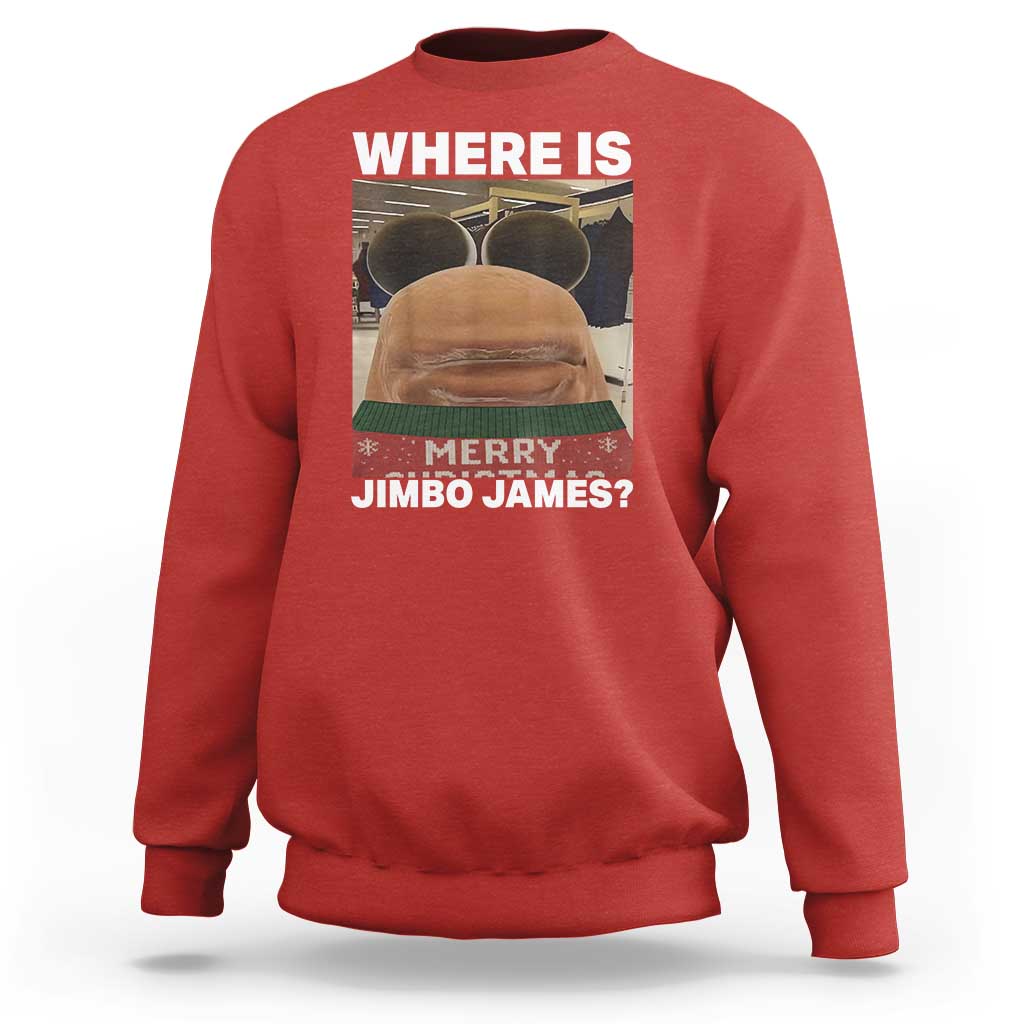 Funny Marcus The Worm Christmas Sweatshirt Where Is Jimbo James Xmas Ugly Sweater - Wonder Print Shop